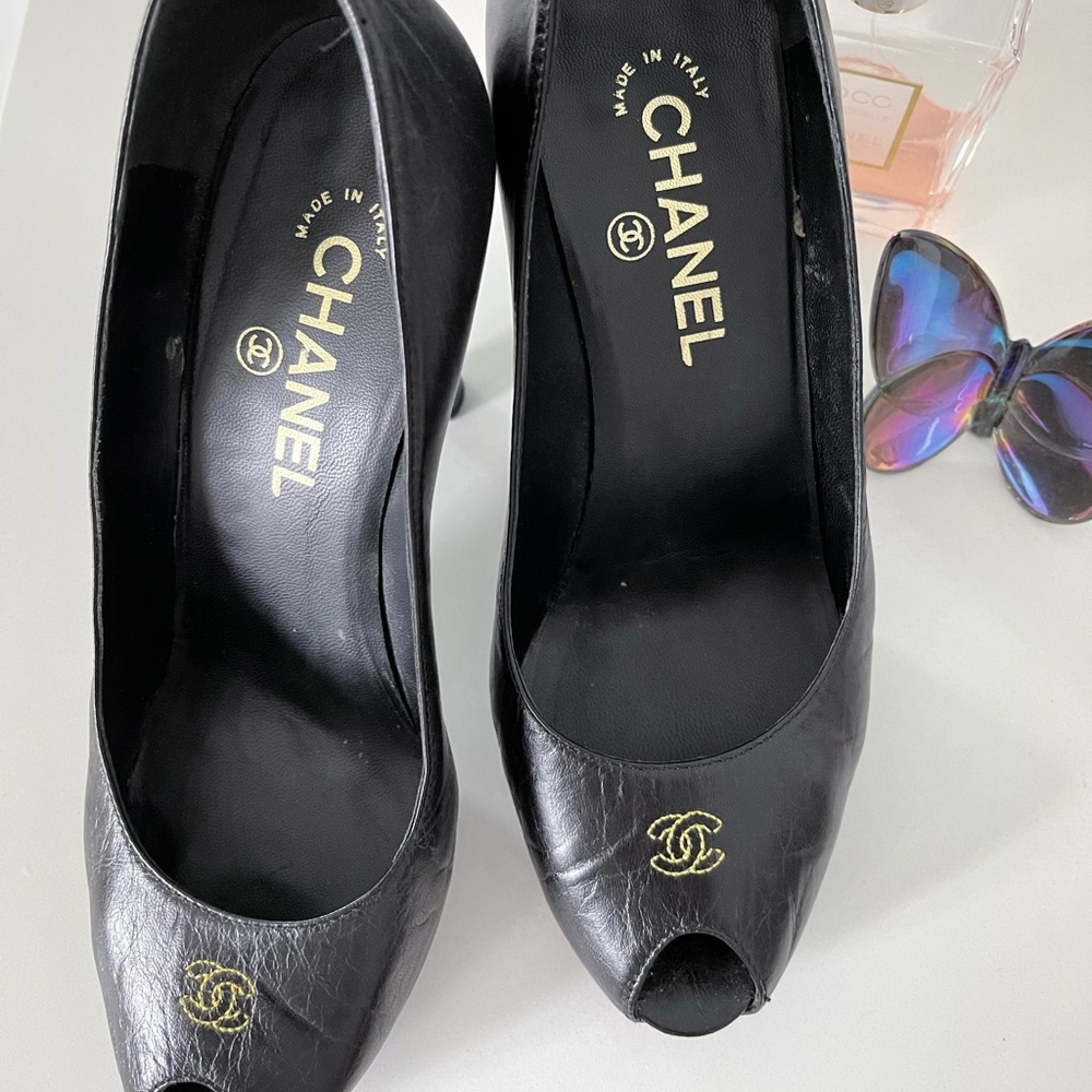 Chanel Black Heels